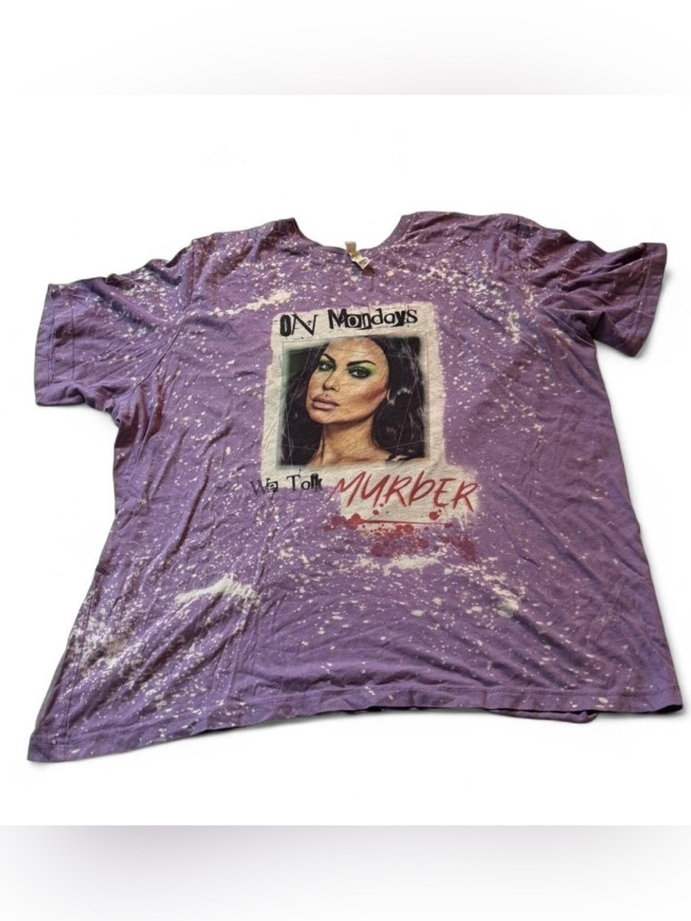 On Mondays we talk murder Graphic Purple Women's Tee